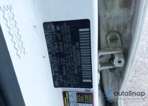 2017 Kia Cadenza Premium from USA, damaged, VIN KNALB4J14H5042690